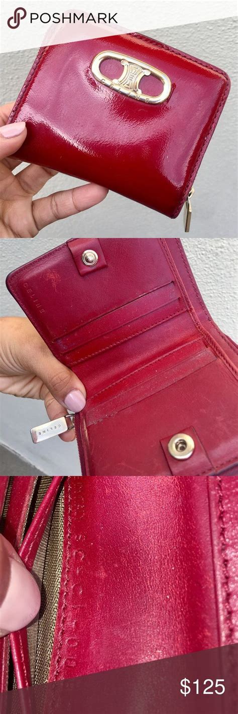 celine wallet red|Celine wallet online.